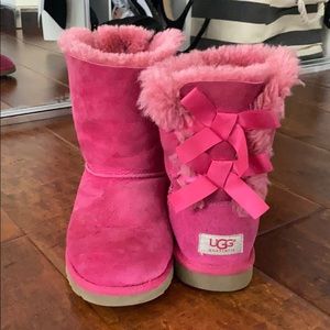 pink ugh boots